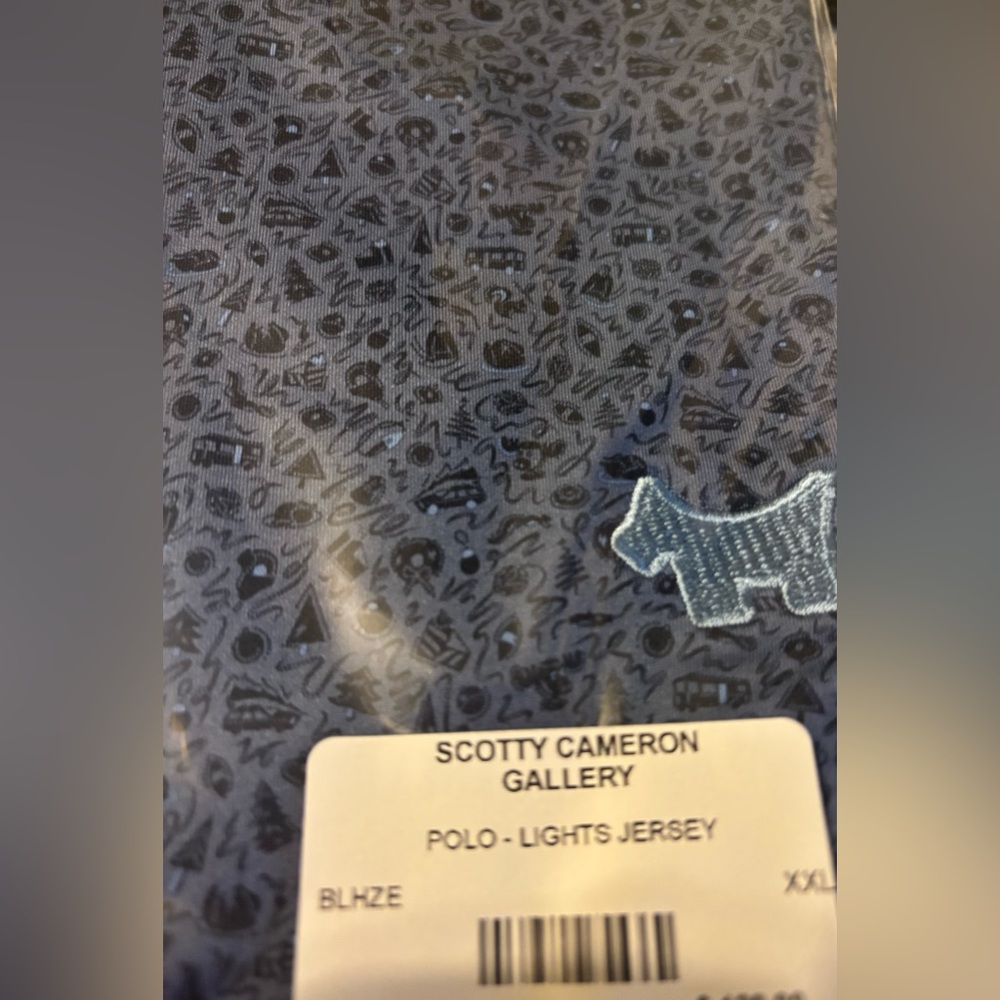 NWT SCOTTY CAMERON GALLERY Circle T  Summer Comfort Polo Scotty Dog L or XXL - Picture 4 of 4